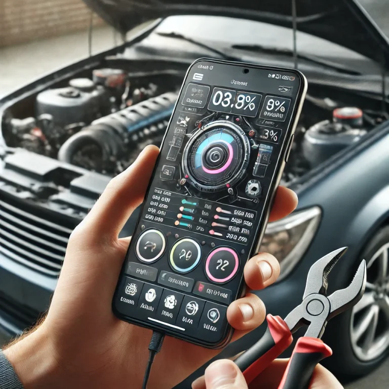 Aplikace pro diagnostiku automobilů